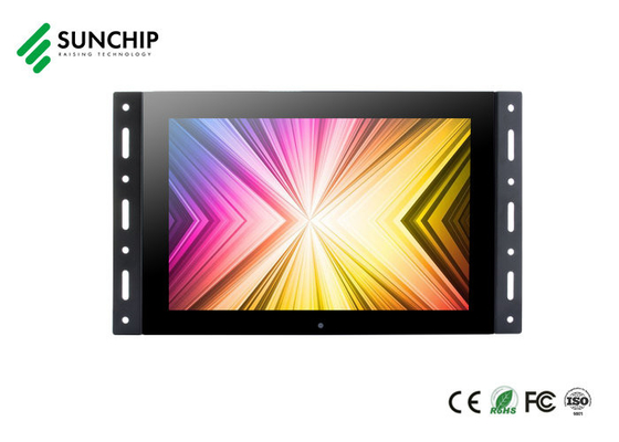 LCD van het Sunchip Open Open Kader Digitale Signage van Monitoradvertenties 10.1inch 15.6inch voor van de de Metrosteun van de Auto'slift LAN 4G van WIFI