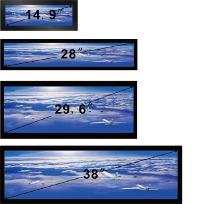 Het commerciële Uitgerekte LCD Vertonings Multigrootte Reclamescherm Bluetooth 4,0