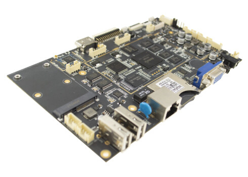 1GB 2GB RAM bedde Systeemkaart met Mini de Interface Veelvoudige Talen van PCIE VGA LVDS in
