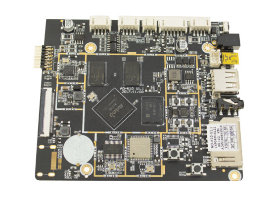 De Ingebedde Systeemkaart RK3128 WIFI Facultatieve Ethernet PoE van MIPI DSI Interface