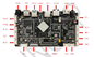 Android Embedded ARM Board voor industriële printplaat RTC G-sensor UART POE LAN 1000M