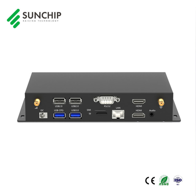 Metal Media Player RK3568 CPU Voor 4K Video Playback Android 11 muur gemonteerde digitale signage speler doos