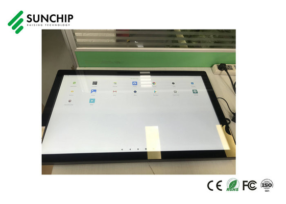 Lcd externe monitor interactief display alles in één digitaal signage 27" kiosk voor ziekenhuis hotels winkelcentra