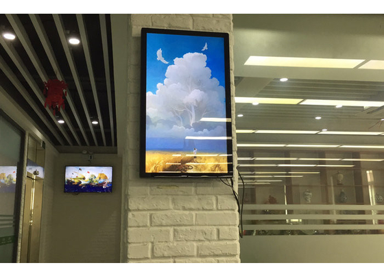Zwarte behuizing 21,5 inch Android All-in-one LCD Interactief Digitaal Signage met aanraking