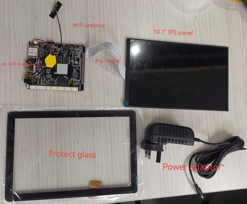 Custom 10,1 inch LCD Display Screen IPS capacitieve touch tablet PC Met WIFI BT LAN POE 4G Optioneel
