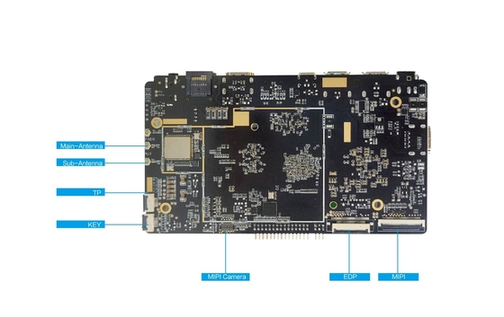 High Performance 8K Video Decode RK3588 Octa-Core 8K Industrial ARM Board Voor AI-industrieapparaat