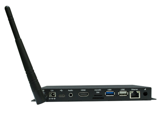 RK3399 Hexa-Core 4K Media Player Box HD Out WIFI Bluetooth Ethernet Optioneel 4G PCIE Functie