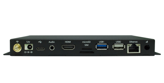 RK3399 Hexa-Core 4K Media Player Box HD Out WIFI Bluetooth Ethernet Optioneel 4G PCIE Functie