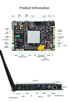 RK3288 Android Media Player Box met meertalige ondersteuning en stabiele netwerkverbinding