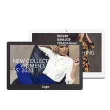 10.1 inch aanpasbaar Indoor Digital Signage Display LCD Display Panel Met Wifi, RJ45, BT