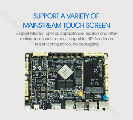 RK3588 8-kern CPU 8nm Process 4 Cortex-A76 En 4 Cortex-A55 Compact Embedded System -20C-70C voor uitdagende omgevingen