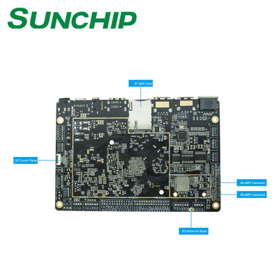 RK3399 Multi-Point Touch en Network Interfaces Rockchip Android Embedded Board voor gemakkelijke interactie en connectiviteit