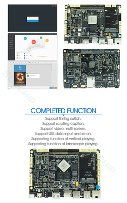 Quad-core A9 Embedded Linux Board voor internet en meerdere talen