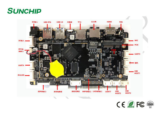 Aanpasbaar RK3568 Android-moederbord met touchscreen en meerdere weergaveopties voor ingebed ARM-bord